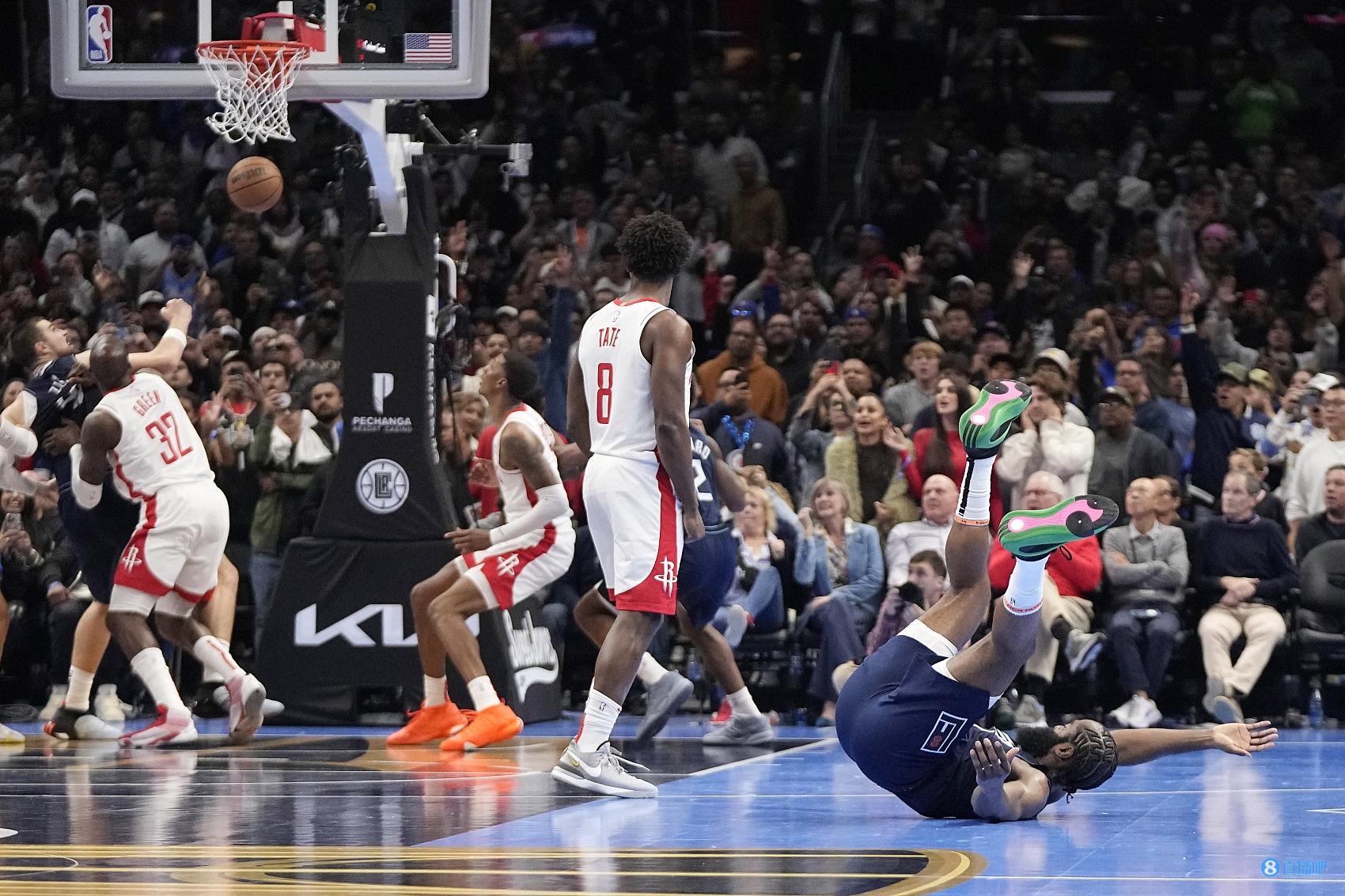 火箭战胜活塞，哈登全场最佳砍下分助球队赢得比赛的简单介绍