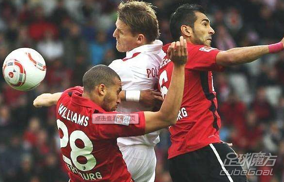 包含汉堡队遭遇连败，保级压力加大的词条